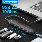 Vention Usb Hub 4 Port ABS Hub USB 3.2 10Gbps (New)