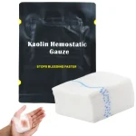 Hemostatic Kaolin Gauze Combat Emergency Trauma Z Fold Soluble For Ifak Tactical First Aid (New)