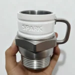 Spark Plug Coffee Mug Industrial Coffee Cup Mechanics & Gearheads Automotive Themed Coffee (New)