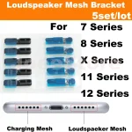 5set Full Bottom Loudspeaker Mesh for iPhone 7 8 Plus XR X 12 (New)