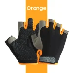 Half Finger Outdoor Cycling Anti Slip Anti Sweat Men Women Half Finger Gloves (New)