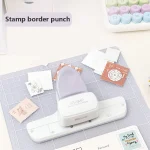 1 Pattern Edge Pressing and Cutting Machine, Suitable for Cutting Patterns on Stamps, (New)