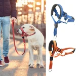 Traction Dog Mouth Cover Training with Nose Ring for Riot Control Adjustable Traction (New)