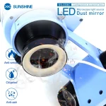 SS-033C LED Microscope Light Source Ring Light Source Adjustable Eye (New)