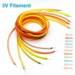 460 360 300mm 3V LED Flexible Ultra Slim Filament Spiral Bulb Filament Retro (New)