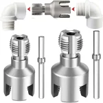 Pipe Thread Cutting Tool Integrated Internal & External Pipe Threading Tool Electric Drill (New)