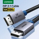 UGREEN DisplayPort Cable DP 2.1 16K 8K 4K 60Hz HDR Video Audio Cable (New)