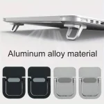 2 Set Laptop Stand for Computer Keyboard Stand Riser Aluminum Mini Portable Laptop Stands (New)