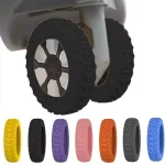 8 Luggage Wheels Protector Silicone Wheels Caster Shoes Travel Luggage Suitcase Reduce Noise (New)