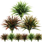 Simulation green plant gladiolus leaf cymbidium leaf with grass shopping mall hotel decoration (New)