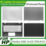 New LCD Back Cover/Palmrest/Bottom Case For HP Pavilion X360 14-CD TPN-W131 Thin Screen 5.6MM L22287-001 L22239-001 L22291-001 (New)
