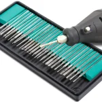 30 3mm Shank Diamond Burs Set with Box for Dremel Electric Grinder Power (New)