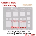 Amaoe BGA Stencil Template 0.3/0.35/0.4/0.5/Parallel/45 Degree Hole Universal Solder BGA Reballing Stencil Solder Net (New)