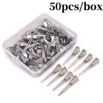 20 50 Ladies Salon Fixed Hairclip Metal Silver Seamless Hair Pin 4.5cm Stylish Hair (New)