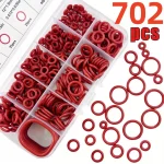 702 351 Silicone O ring Set 10 Sizes Oil Heat Resistant Suitable For Cars Pipelines (New)