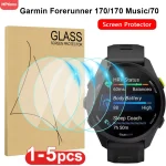 Tempered Glass Garmin Forerunner 170 Forerunner170 Music Screen Protector (New)