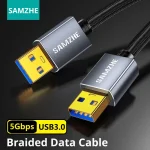 SAMZHE USB to USB 3 Extension Cable Male to Male (New)