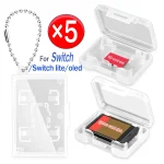 1-Portable Pocket Game Card Box with Keychain SD Card (New)