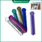 PIORPOY Dental Orthodontic Elastic Ligature Ties  40Sticks Colorful Bands for Dentistry Brackets Braces (New)