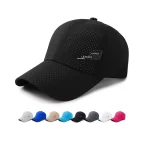 Unisex Summer Breathable Baseball Cap with Punching Design Versatile Outdoor Quick Dry Sun Hat (New)