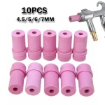 10 Sandblaster Feed Blast Spray Ceramic Nozzle Tips Kit Protection Nozzle Sandblasting Gun (New)