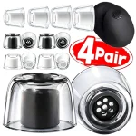 4pairs Liquid Silicone Eartips Sony WF-1000XM6 5 4 (New)