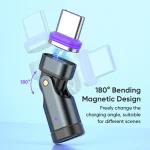 240W Magnetic USB C Fast Charging Adapter   Type C Female Converter Cable For MacBook Xiaomi (New)