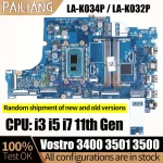 Dell Vostro 3400 3501 3500 Notebook Mainboard LA-K034P/LA-K032P 0XGX0C (New)