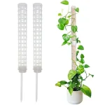 Plant Trellis Supporting Stick Plastic Moss Pole Indoor Plant Pot stand Green Dill (New)