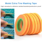 Model Spraying Coating Color Ultra Tape Fine DIY Special Masking Wide 1mm 2mm 3mm 18m (New)