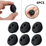 6 Rubber Grommet 2 Holes Fuel Tank Seal Grommet Fuel Tank Rubber Grommet (New)