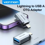 Vention Lighting OTG Adapter Lighting Male to USB A Female (New)