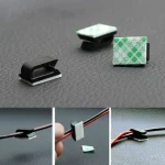 20 Self adhesive Car Fixed Clip Car GPS Data Cable Light Cord Decorative Wire (New)