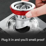 Odor Proof Floor Drain Valve Sewer Core Backflow Preventer Shower Floor Drain Plug for (New)
