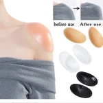 Invisible Detachable Breathable Silicone Shoulder Pad for Woman Shoulder Enhancer Reusable Self Adhesive (New)