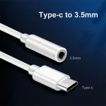 Type C to 3.5mm Jack Earphone Audio Adapter Aux Cable (New)