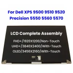 For Dell XPS 15 9500 9510 Precision 5550 5560 P91F P91F001 P91F002 P91F003 LCD Touch Screen Complete Assembly FHD+ UHD+ OLED (New)