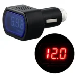 Voltmeter LCD Cigarette Lighter Voltage Digital Panel Meter Monitor Auto Car Truck (New)