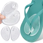 Silicone Slipper Forefoot Pads, Flip Flop Pads, Foot Care Massage Pads, Non Slip Cushioning (New)