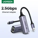 UGREEN USB Ethernet Adapter 2.5G 2500Mbps USB3.0 Network Card for Laptop  NAS (New)