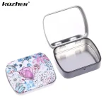 1 Survival Kit Tin Pill Case Small Empty Metal Tin Flip Storage Box (New)