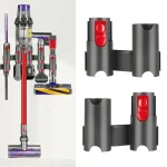 2 Vacuum Cleaner Place Brush Head Nozzle Cleaning Bracket Storage Shelf Holder For (New)
