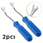 Car Removal Tool Blue Car Door Trim Panel Fastener Nail Puller Removal Open (New)