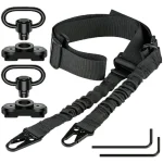 Tactical Gun Sling Two Points Rifle Sling Adjustable Length Multi Mission Strap for AR (New)