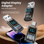 USB 3.2 Digital Display Adapter 10Gbps USB Male TO USB (New)