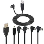 Mini USB UP Down Left Right Angled 90 Degree USB 2 TO Mini (New)