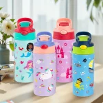 350ml Cartoon Insulated Cup Animal Pattern Stainless Steel Thermos Cup Christmas Vacuum Flasks (New)