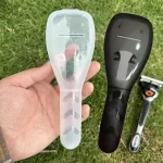 1 Transparent Razor Case, Shaver Storage Box, Safety Travel Portable Storage Box for (New)