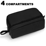 Large Capacity Pencil Case Ins Students Pencil Pouch Stationery Pen Storage Bag Back (New)