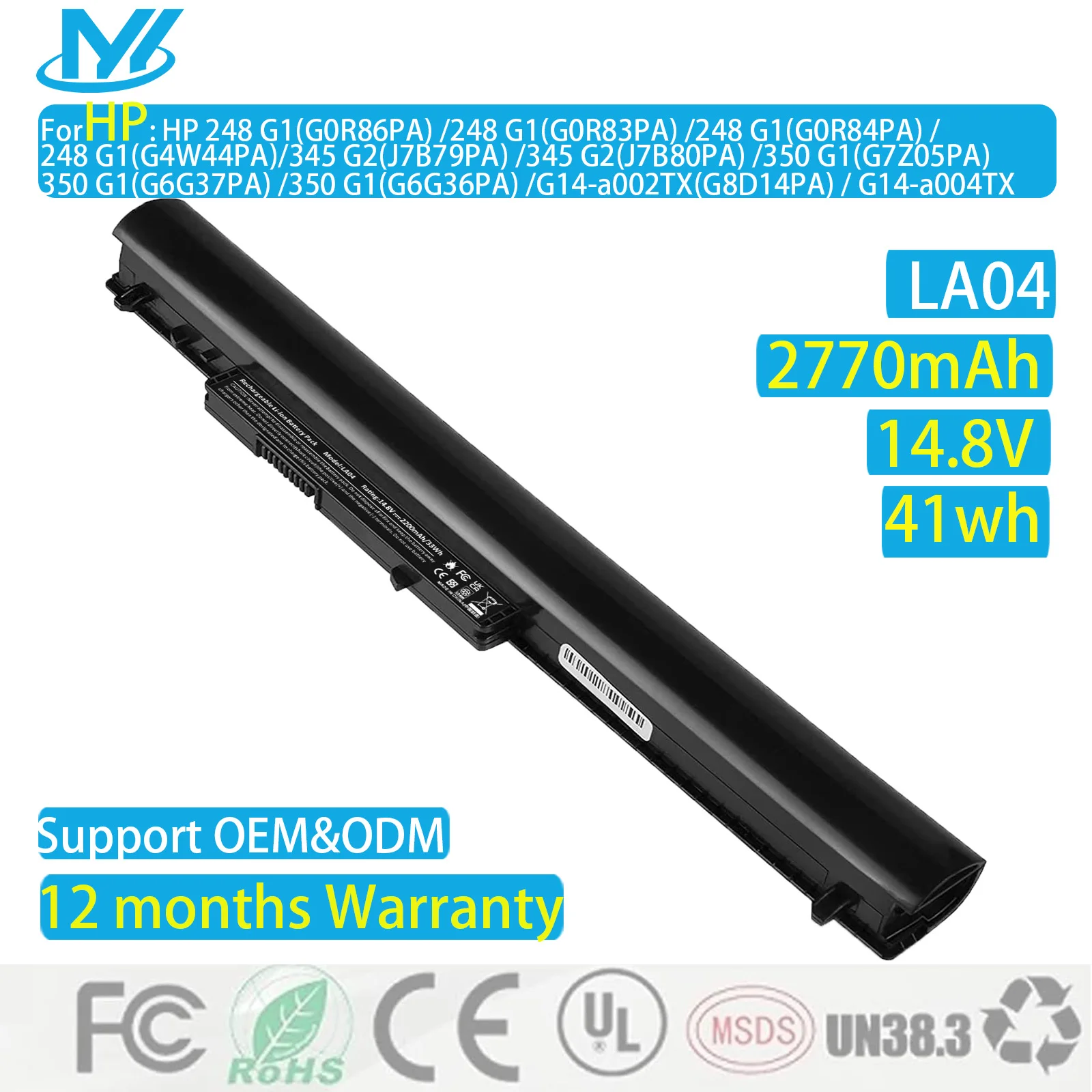 Sa135ef63b42c4e86892ab0762c60a758Y.webp battery HP battery cell HP Pavilion 14-n000 14-n200 15-n000 (New) - Image 1